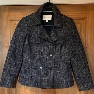 Banana Republic Women's Gray Tweed Blazer